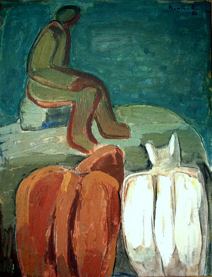 Pastore e due cavalli, 1956