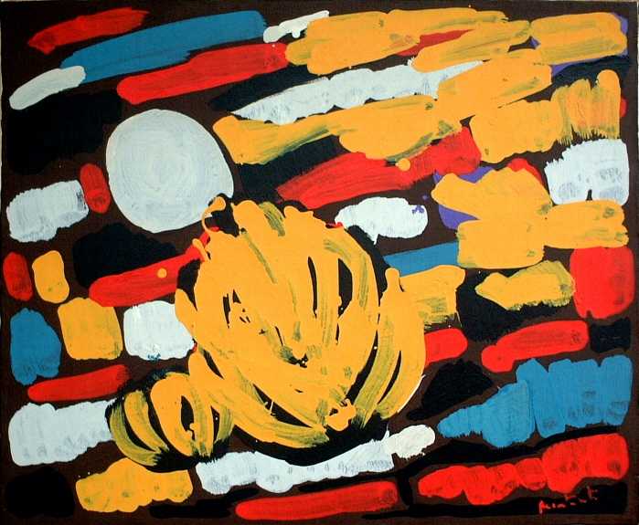 Terreno con cespuglio e roccia, 1973