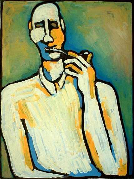 Uomo che fuma la pipa, 1974